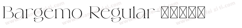Bargemo Regular字体转换